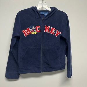 Mickey Hooded Fleece Top L